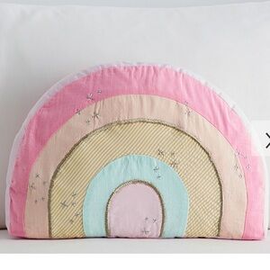 Retro Rainbow Shaped Pillow